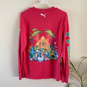 Puma x Rick Morty x LaMelo Ball Long Sleeve Tee Mens S Graphic Crewneck 2025